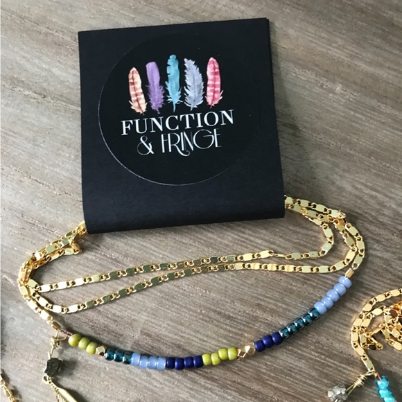 Convertible seed bead bracelet/nexklace - Picture 2 of 5